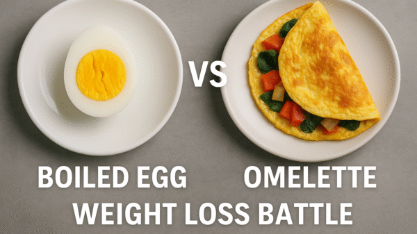 Boiled Egg vs Omelette weight loss Battle