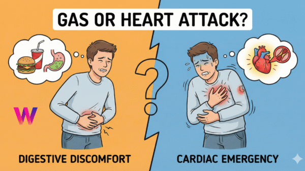 How to Know If It’s Gas or a Heart Attack?