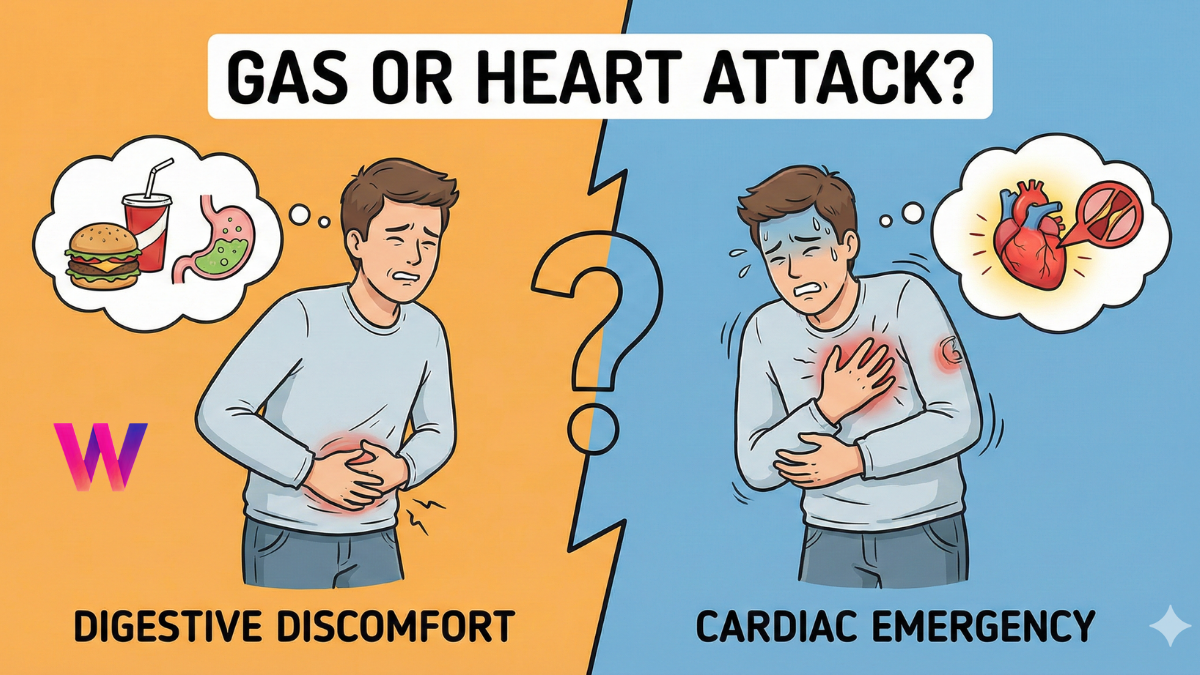 How to Know If It’s Gas or a Heart Attack?