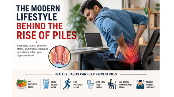 Lifestyle Behind the Rise of Piles