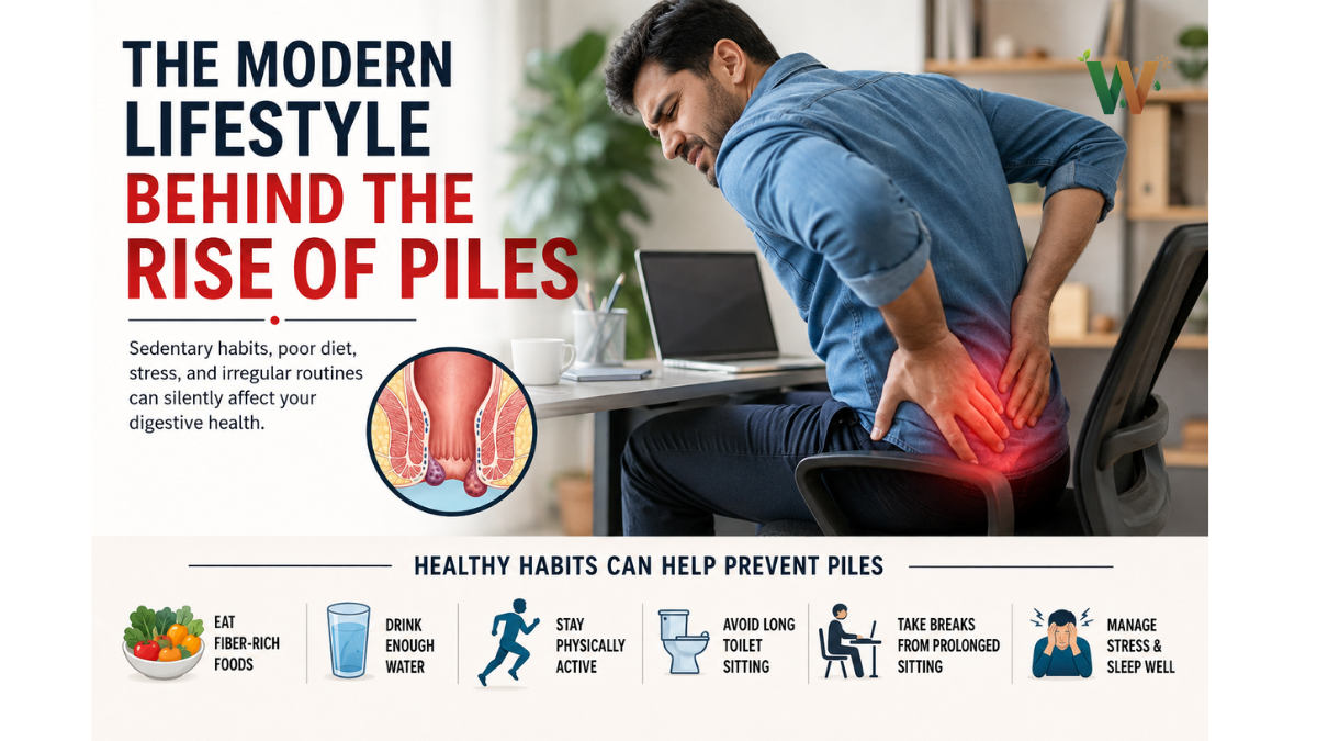 Lifestyle Behind the Rise of Piles