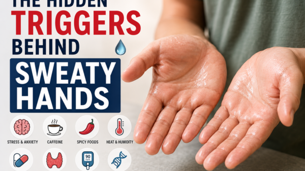 sweaty hands causes and triggers