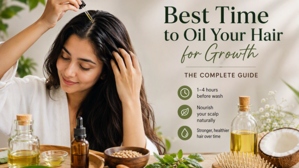 best time to oil your hair for growth
