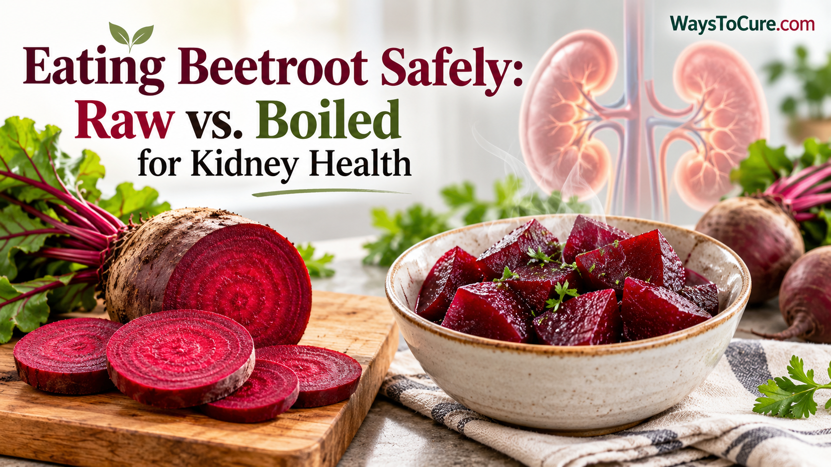 Raw vs Boiled Beetroot for Kidney Stones